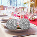 Zhanyigy Silver Christmas Ball Ornaments - Pack of 4 1