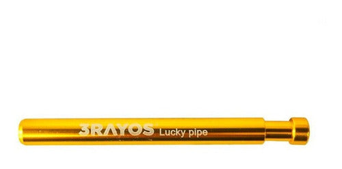 3Rayos Lucky Premium Gold Aluminum Pipe + Gift Canister 1