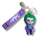 Guason / Joker Silicone Keychain with Belt Clip/Hook 0