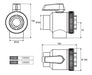 Vulcano Multivalve 2-Way for Swimming Pools 3