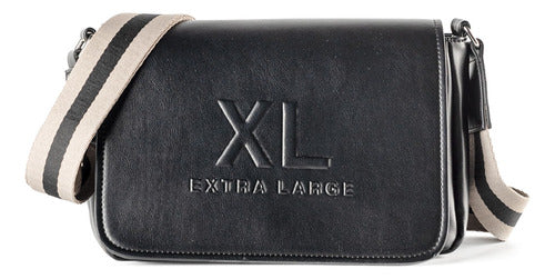 XL Extra Large Bree Black Crossbody Bag 0