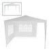 HOGAR Y CAMPING Gazebo Blanco Fácil Armado 3 X 3 Mts. Con 2 Paredes H Y C 0