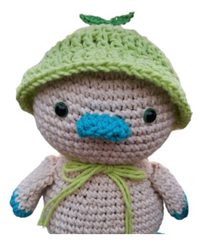 La estrella de Denahi Patito Amigurumi Bebés Muñeco De Apego Crochet 2