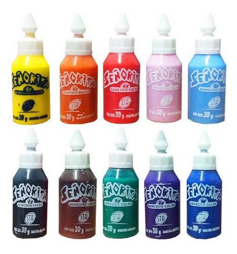 Señorita STA Adhesive Vinyl Color 30ml X 6 Units 0