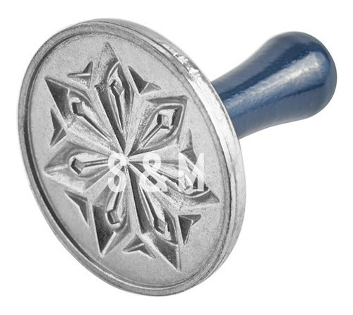 Star Nordic Ware® Flowered Star Cookie Stamp 0