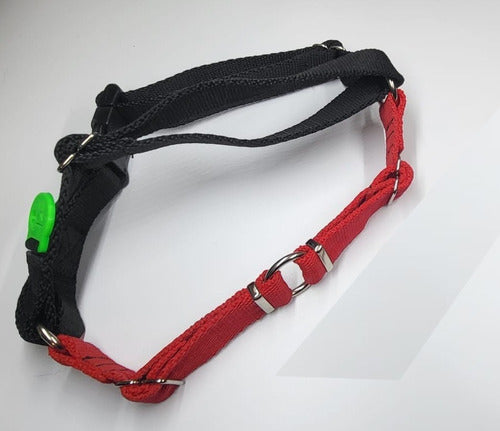 For My Dog Bicolor Anti-Pull Chest Harness Size 0,1 38