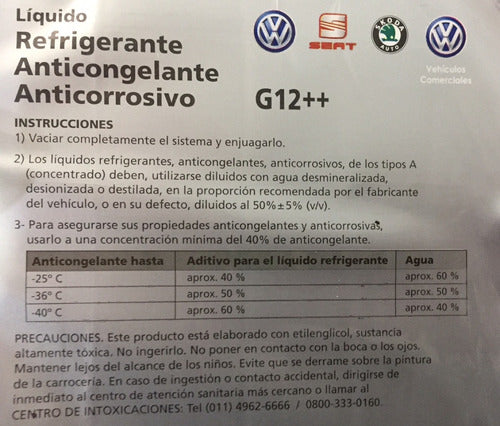 Original Volkswagen G12 Coolant for Voyage 4