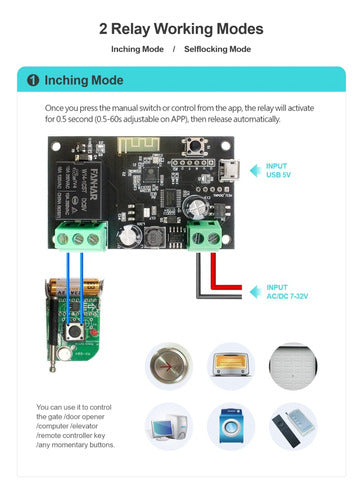 Rele Relay Inteligente 5v 7 32v Tuya Wifi Alexa Google App 4