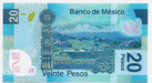 Fk Billete Mexico 20 Pesos 2016 P 122 Polimero Sin Circular. 1