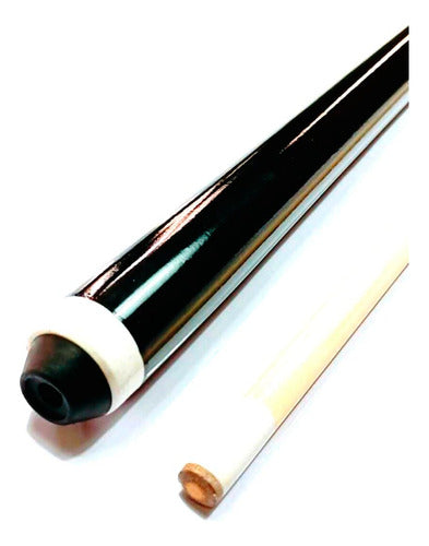 Set of 2 Professional 4-Point Wooden Pool Cues 1.40m 3