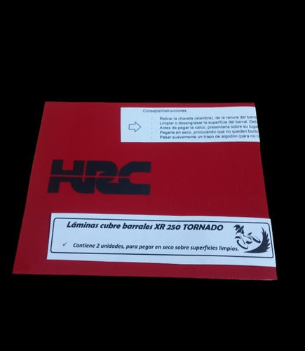 Upper Bar Covers Honda Tornado (HRC Red) 2