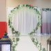 WEISPARK 4 Artificial Flower Garlands White 2.2m 1