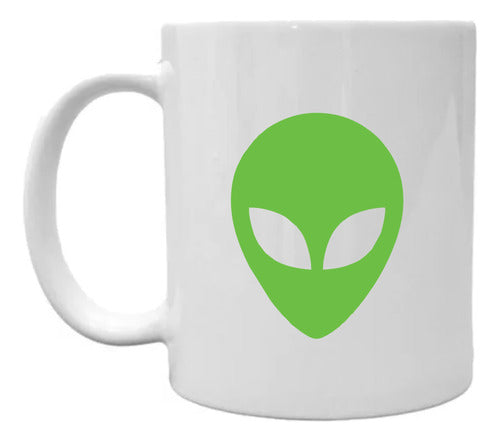 EXXE GRAFICA Taza Cerámica Personalizada Sublimada Marciano Verde 0