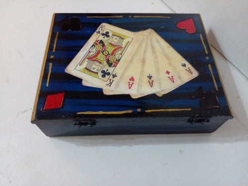 Caja De Naipes Poker + 2 Decks Excellent Piece 2