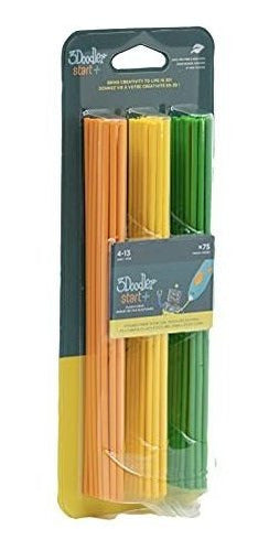 3Doodler 3D Printing Filament Refill Pack of 75u - Garden Blend 1