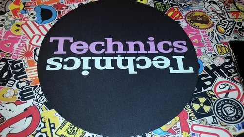 Technics Mirror Violeta Slipmat Paño Para Bandejas Latex 3