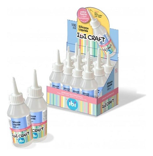 Ibi Craft Liquid Silicone Adhesive 100 Ml X Box 12 0