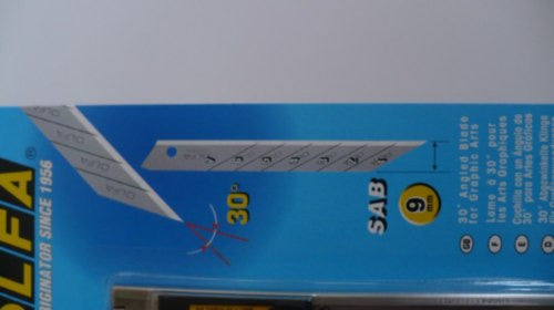 Olfa Cutter SAC-1 Blade with Angle 1