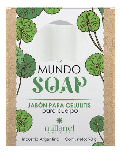 Millanel Jabón Barra Corporal Para Celulitis Mundo Soap 90 G 0