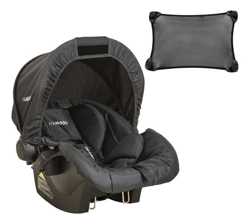 Bebê Conforto Cozycot Click E Protetor Solar Stretch Black 0