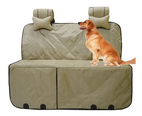 Coche Color Caqui Perro Hamaca Cubre - Asiento De Proteger D 0