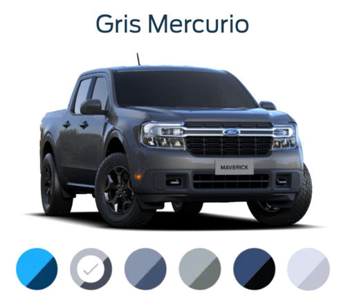 L'Rock Color De Retoque Ford Gris Mercurio Bronco Ranger Focus 5