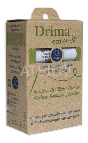 Drima Eco Verde 100% Recycled Eco-Friendly Thread by Color 65