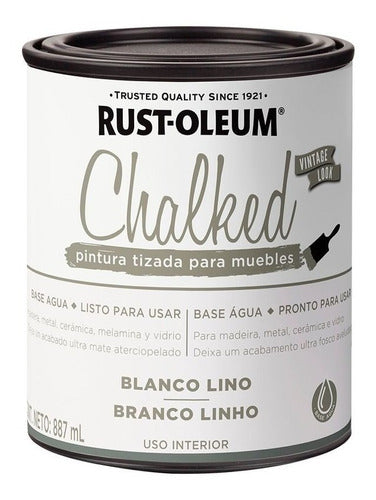 Rust-Oleum Chalked Vintage White Linen Paint 0