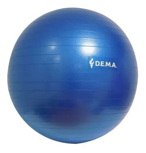 75cm Inflatable Pilates Ball Yoga Exercise Balance Fitball with Pump 0