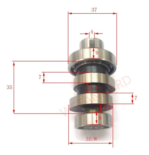 Arbol De Levas P/ Honda Cb1 W Standard 2