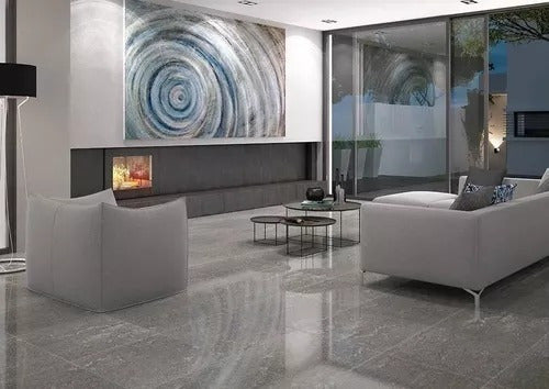 Ilva Marmi Fiume Pulido Porcelain Tile 60x60 Rt 2da 0