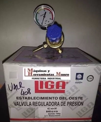 Liga Regulador Co2 Con 1 Manómetro Para Carbonatar Cerveza Oferta 2