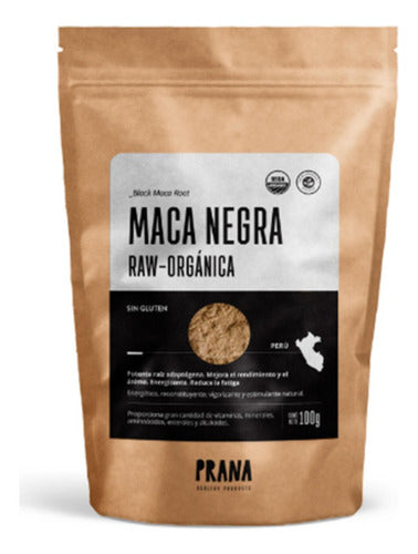 Maca Negra Orgánica 100g Prana 0