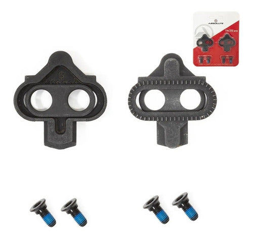 Tacos Taquinhos Bicicleta Pedal Clip Mtb Spd Sapatilha Par 0