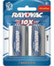 Rayovac D Alkaline Batteries Pack of 8 3