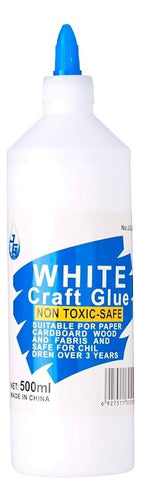 Cola Vinilica White Glue 500gr. Serviciopapelero 0