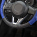 Sparco Black/Blue Leather Steering Wheel Cover Ex Model 3