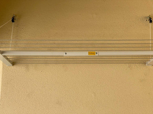 Höllsen Wall-Mounted Clothes Drying Rack 7