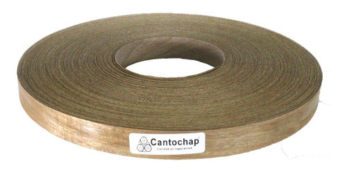 Tapacanto Chapa De Madera Paraiso 22 Mm X 50 M Sin Pegamento 0