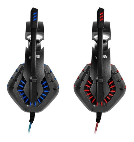 Nisuta Gamer Headset PS4, PC, Notebook with LED Light and Microphone 7