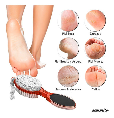 MBURI SPORT - 4 In 1 Foot Care Brush 5