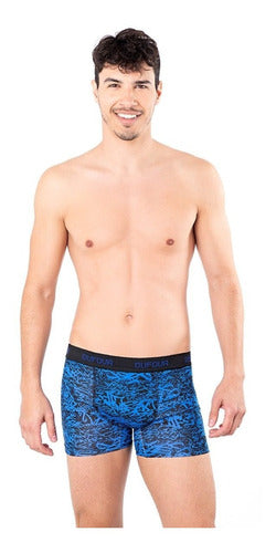 Dufour Men's Exposed Waist Boxer Printed Cotton 11971 3