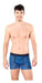 Dufour Men's Exposed Waist Boxer Printed Cotton 11971 3