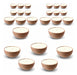 Bougies Déco Aromatic Soy Candles X25 U. Wooden Bowl 7cm Vanilla/Coconut 5