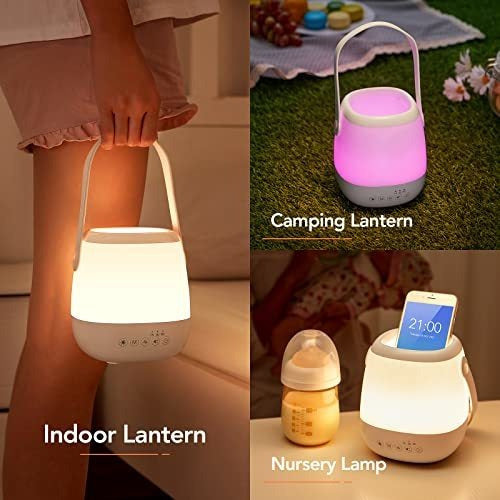 One Fire Rechargeable Night Light for Kids' Room with Colors 1