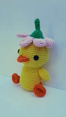 Amigurumi Sonajero 12 Cm Patitos 3