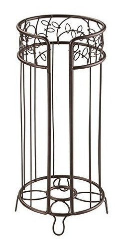 InterDesign Twigz Free Standing Toilet Paper Holder, Bronze 0