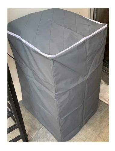 Plavinil Waterproof Washing Machine Cover with Zipper for Top Load 60x60 0