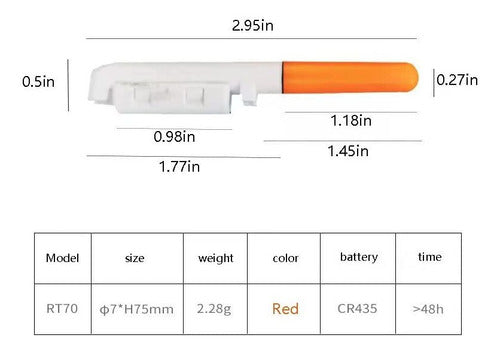 Set De 4 Barras Luminosas Led Para Caña De Pescar 3