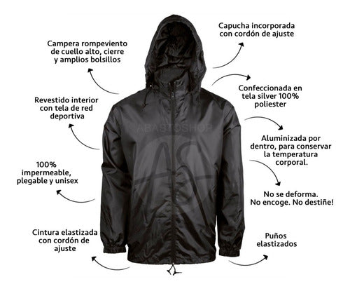 Fabricantes Campera Talles Especial Fitness Rompeviento Trekking Liviana 2